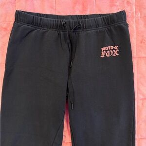 FOX Sweatpants with Pink Logo